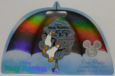Prendedor Disney D23 Expo 2019 The Mary Poppins 55 aniversario prendedor LE3000 Foto 1 de 4
