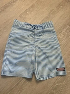 Vineyard Vines Swim Board Shorts Striped Boys Medium 12-14 EUC - Picture 1 of 4