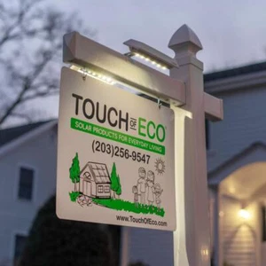 Liteagent Pro Solar Dual Sided Led Post Light For Real Estate Signs Business Yar - Picture 1 of 8