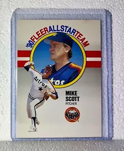 Mike Scott 1990 Fleer MLB #10 Baseball Card Houston Astros - Picture 1 of 2