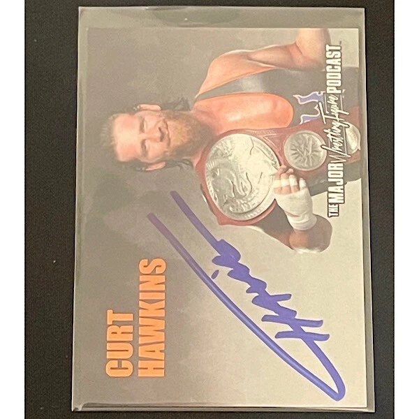 Curt Hawkins #2 MWFP Major Wrestling Figure Podcast Card Auto Autograph - Image 1 of 1