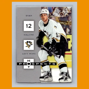 Tarjeta de hockey Ryan Malone #81 2005 Fleer Hot Prospects Pittsburgh Penguins NHL CASI NUEVA - Imagen 1 de 3