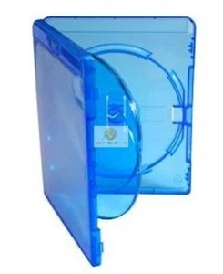 1 Blu ray 3 Way Case 14mm Spine for Holding 3 Disk New Replacement Amaray Cover - Afbeelding 1 van 7