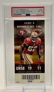 11/19 2012 Colin Kaepernick TD Passes #1 & 2 NFL San Francisco 49ers Ticket PSA - Picture 1 of 4