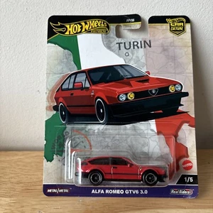 Hot Wheels 2024 Premium Car Culture World Tour Alfa Romeo GTV6 3.0 Red 1/5 - Picture 1 of 6