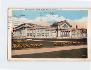 Postkarte Nicholas Senn High School Chicago Illinois - Bild 1 von 2