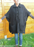 manteau robe laine noire MC PLANET T 42 neuf étiquette HAUT DE GAMME val 258€