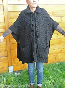 gros gilet laine noir hiver MC PLANET T 42 neuf étiquette HAUT DE GAMME val 220€ - Picture 1 of 7