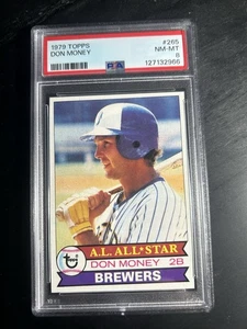 1979 Topps #265 Don Money All Star PSA 8 Milwaukee Brewers - Picture 1 of 2
