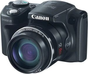 Canon PowerShot SX500 IS 16.0MP Digitalkamera - Schwarz (6353B001) DEFEKTTEILE - Bild 1 von 11