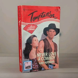 Never Love a Cowboy 1995 Kate Hoffmann Harlequin Temptation Secret Fantasies  - Imagen 1 de 24