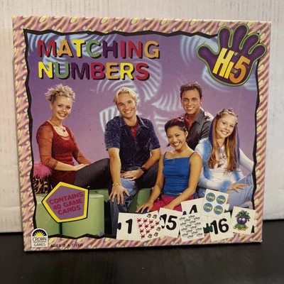 Hi-5 Matching Numbers Game Vintage 2000 Complete Crown Games - Image 1 of 4