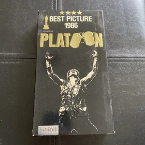 Platoon 1986 VHS Acceptable Rental - Picture 1 of 7