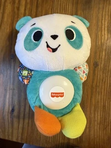 Fisher-Price Linkimals Gioca Insieme Panda Giocattolo Apprendimento Musicale Peluche Giocattolo Funziona  - Foto 1 di 11