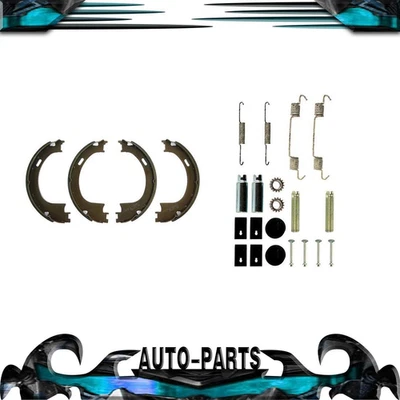 Kit de zapata de freno de estacionamiento trasero centrado y herrajes para Ford F-150 1999 2000 2001 Foto 1 de 4