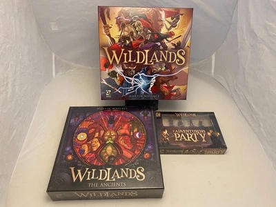 Wildlands board game plus Ancients and Adventuring Party NM Expansions are NIB - Image 1 of 4