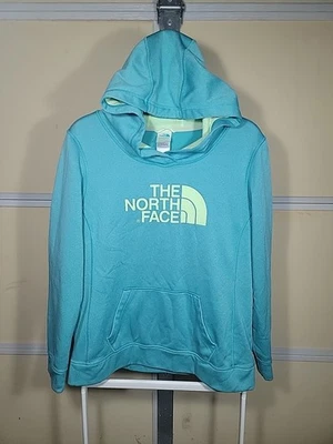 Sudadera con capucha grande verde azulado The North Face para mujer Foto 1 de 4