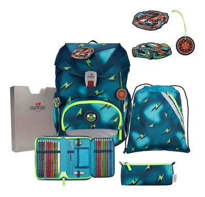 DerDieDas ErgoFlex Superlight Schulranzenset 5-teilig Magic Light - Bild 1 von 4