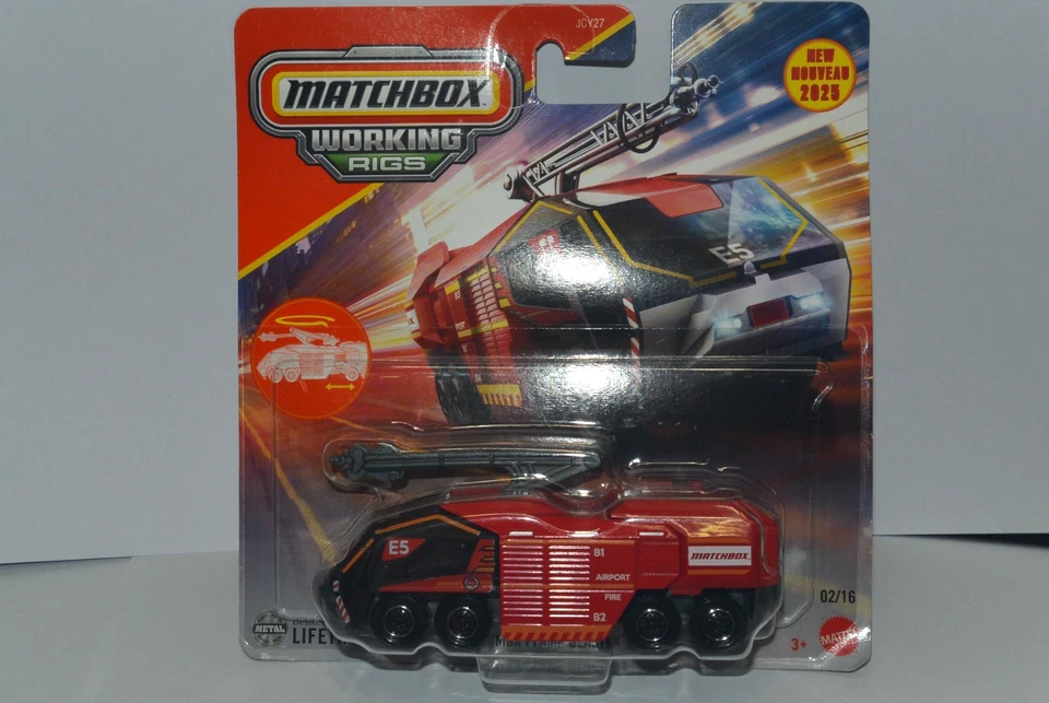 2024 Mattel Matchbox Working Rigs MBX Flame Blaster Fire Truck - Image 1 of 1