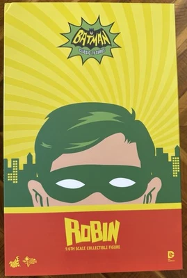 FIGURA DE BATMAN CLÁSICA SERIE DE TV ESCALA 1/6 HOT TOYS ROBIN ESPECTÁCULO LATERAL 1966 COMPLETA Foto 1 de 4