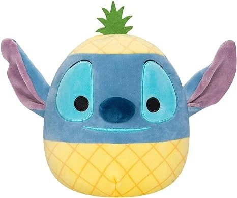 Squishmallows Kellytoy Plush Disney Lilo & Stitch in Pineapple Stuffed SHIP