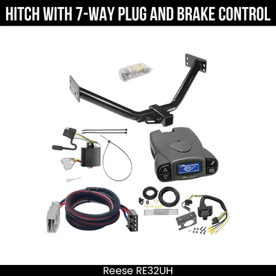 Paquete de remolque de enganche + control de freno para receptor de 2" Acura MDX 07-13 todos los modelos 44594 Foto 1 de 4