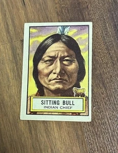1952 Topps Look 'N See #58 Sitting Bull Indian Chief - Bild 1 von 2