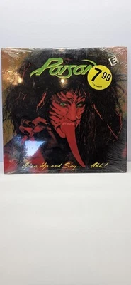 Poison /  Open Up And Say … Ahh!   LP Capitol Enigma 48493 Shrink Banned Cover - Image 1 of 4