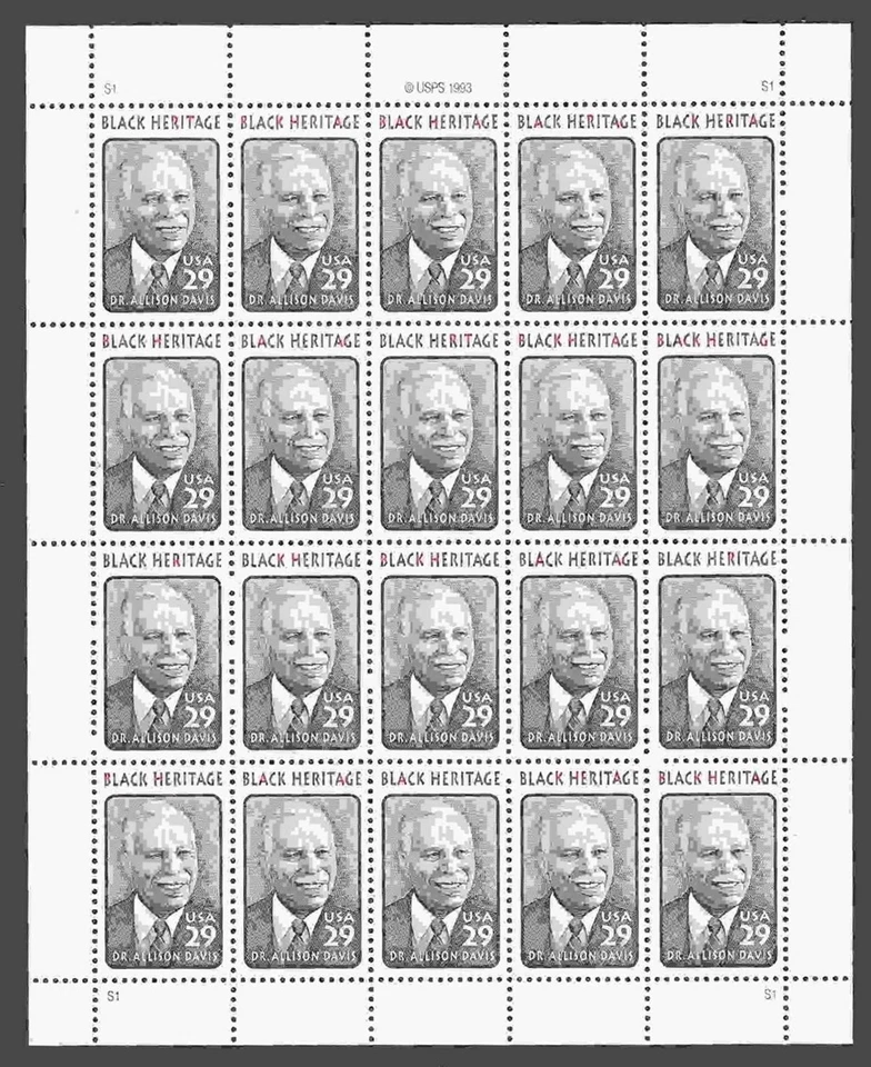 Scott's #  2816,  Doctor A. Davis - Black Heritage  (29c)  Sheet of 20  MNH  VF - Image 1 of 1