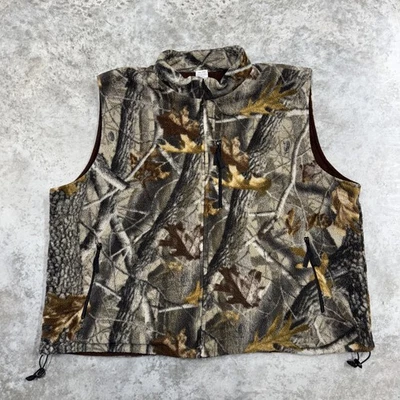 户外 ACE Outfitter 背心男式 3XL 硬木高清迷彩羊毛全拉链狩猎 — 第 1/4 张图片