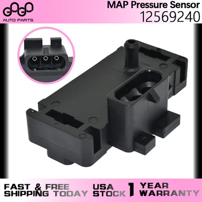 MAP Manifold Absolute Pressure Sensor 12569240 for Chevrolet Impala 1985-2004 - Image 1 of 4