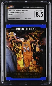 2017-18 Panini Hoops Kobe Bryant #300 Blue Basketball CGC 8.5 - Picture 1 of 2