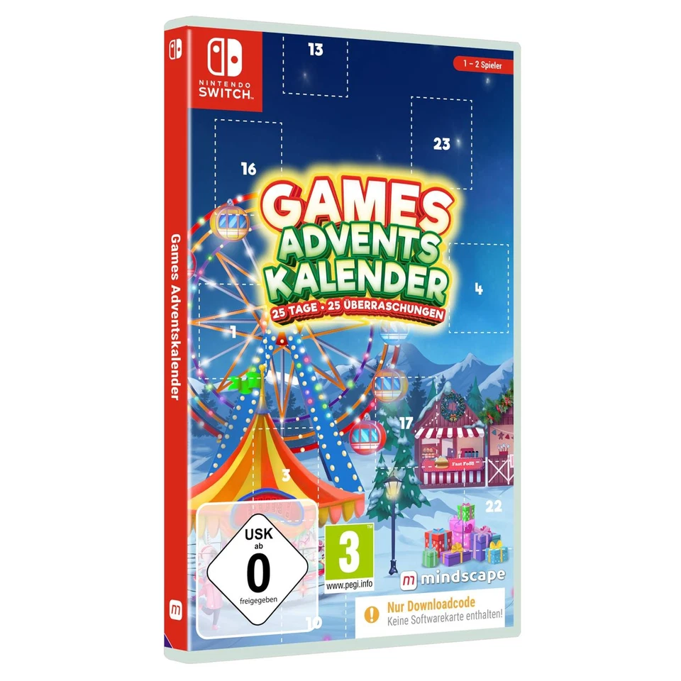 Games Adventskalender 2023 CiaB Nintendo Switch/Lite/OLED Spiele NEU&OVP - Bild 1 von 4