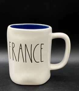 Rae Dunn 2021 Frankreich Tasse France blau innen Eiffelturm doppelseitig - Bild 1 von 8