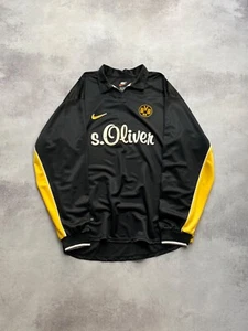 Vintage Nike Borussia Dortmund 1998/1999 Fotball Jersey Soccer Long Sleeve - Picture 1 of 15
