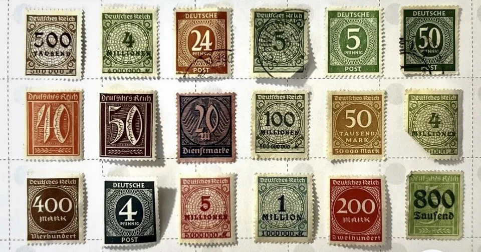 Germany Vintage Numbers Postage Stamps #GM387 950 - Image 1 of 1