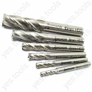 Anker HSS Endfrässet 3 mm - 10 mm SET Fräser gerader Schaft - Bild 1 von 2