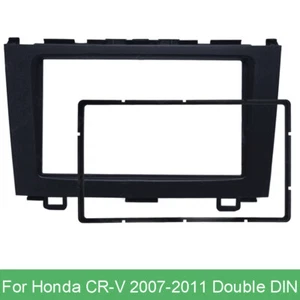 2 Din Car Radio Stereo Dash Panel Frame Fascia Trim Kit For Honda CR-V 2007-2011 - Picture 1 of 8