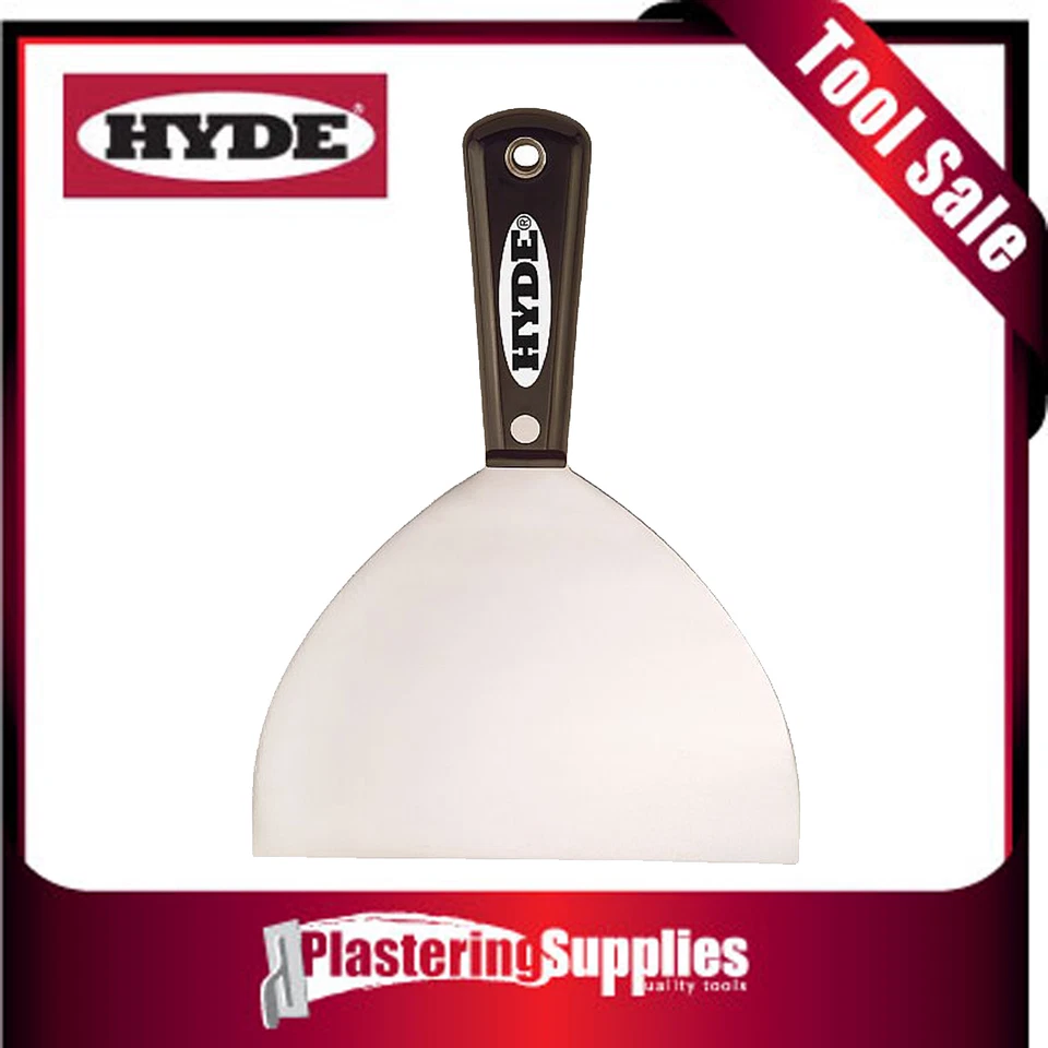 HYDE ‘BLACK & SILVER’ Stainless Steel 6” Flexible Joint Knife – 01840