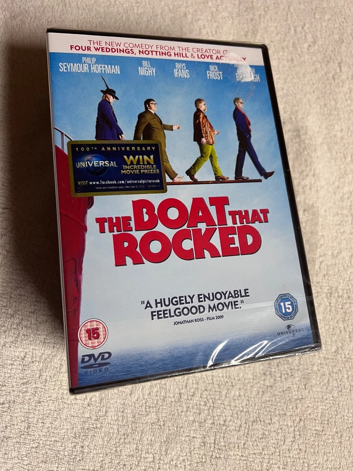 The Boat That Rocked DVD Non-us Region 2 Original British Release Pirate Radio