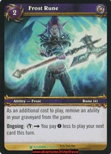 Wow tcg-frost rune-ability/Icecrown eng