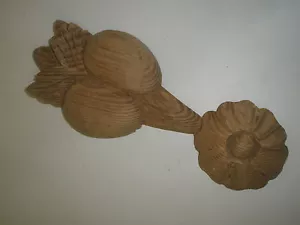 HANDGESCHNITZTES BLUMENMOTIV (312) - Bild 1 von 5