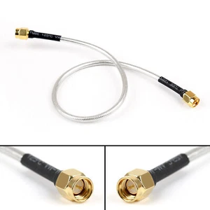 SMA mâle à SMA mâle RF rallonge coaxiale queue câble semi - rigide rg402 - Zdjęcie 1 z 14