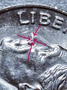 2015 P Roosevelt Dime Multiple Die Chip Errors Obverse & Reverse BIN233 - Picture 1 of 5