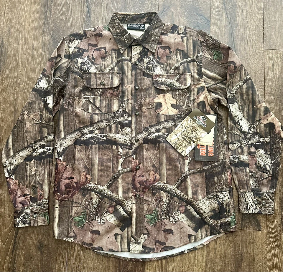 Vintage Men’s Mossy Oak Break Up Infinity Ripstop Long Slv Button Up Size Medium - Image 1 of 4