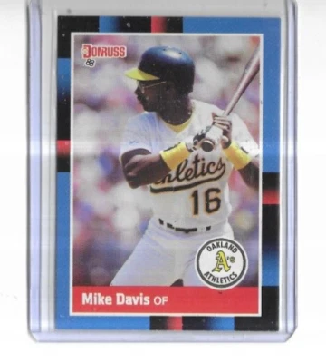 1988 Donruss #281 Mike Davis Oakland Athletics - Image 1 of 2
