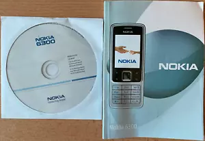 Bedienungsanleitung Handbuch Gebrauchsanleitung Heft und CD-ROM für Nokia 6300 - Bild 1 von 2