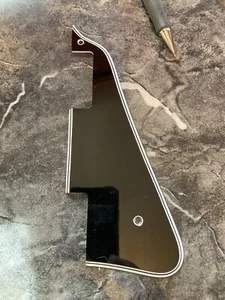 New 5 Ply Wide Bevel Black/White Pickguard for Gibson Les Paul With Beveled Gap - Picture 1 of 6