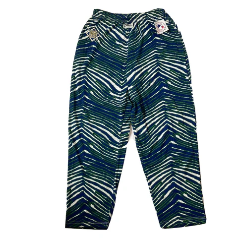 Milwaukee BREWERS MLB Majestic ZUBAZ Men's Zebra Comfy Pants NEW with Tags Cover