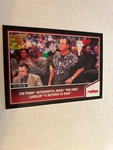 #60 Cm punk 2013 topps bronze parallel insert wwe wrestling card born in Chicago - Picture 1 of 2